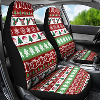 Snowman Tree Christmas Car Seat Cover Xmas Holiday Patterns - Wonder Print Shop