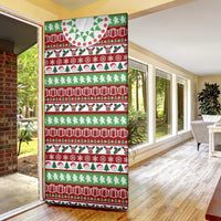 Snowman Tree Christmas Door Cover Xmas Holiday Patterns - Wonder Print Shop