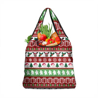 Snowman Tree Christmas Grocery Bag Xmas Holiday Patterns - Wonder Print Shop
