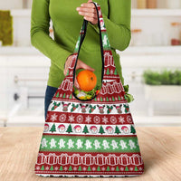 Snowman Tree Christmas Grocery Bag Xmas Holiday Patterns - Wonder Print Shop