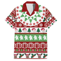 Snowman Tree Christmas Hawaiian Shirt Xmas Holiday Patterns - Wonder Print Shop