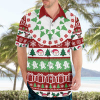 Snowman Tree Christmas Hawaiian Shirt Xmas Holiday Patterns - Wonder Print Shop