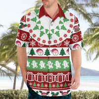 Snowman Tree Christmas Hawaiian Shirt Xmas Holiday Patterns - Wonder Print Shop