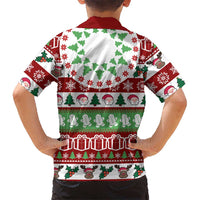 Snowman Tree Christmas Hawaiian Shirt Xmas Holiday Patterns - Wonder Print Shop