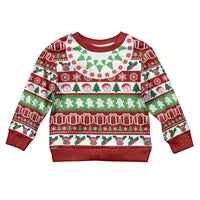 Snowman Tree Christmas Kid Ugly Christmas Sweater Xmas Holiday Patterns - Wonder Print Shop