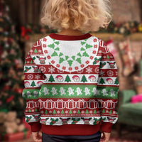 Snowman Tree Christmas Kid Ugly Christmas Sweater Xmas Holiday Patterns - Wonder Print Shop
