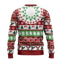 Snowman Tree Christmas Ugly Christmas Sweater Xmas Holiday Patterns - Wonder Print Shop