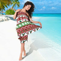 Snowman Tree Christmas Sarong Xmas Holiday Patterns - Wonder Print Shop