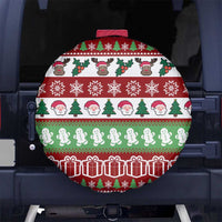 Snowman Tree Christmas Spare Tire Cover Xmas Holiday Patterns - Wonder Print Shop