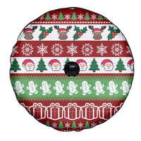 Snowman Tree Christmas Spare Tire Cover Xmas Holiday Patterns - Wonder Print Shop
