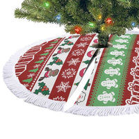 Snowman Tree Christmas Tree Skirt Xmas Holiday Patterns - Wonder Print Shop