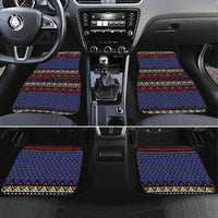 Santa And Jesus Christmas Christmas Car Mats Xmas Holiday Patterns - Wonder Print Shop