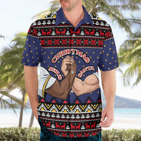 Santa And Jesus Christmas Christmas Hawaiian Shirt Xmas Holiday Patterns - Wonder Print Shop
