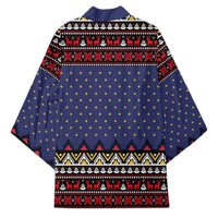 Santa And Jesus Christmas Christmas Kimono Xmas Holiday Patterns - Wonder Print Shop