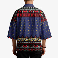 Santa And Jesus Christmas Christmas Kimono Xmas Holiday Patterns - Wonder Print Shop