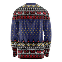 Santa And Jesus Christmas Christmas Long Sleeve Shirt Xmas Holiday Patterns - Wonder Print Shop