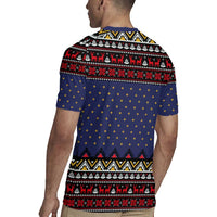 Santa And Jesus Christmas Christmas Rugby Jersey Xmas Holiday Patterns - undefined