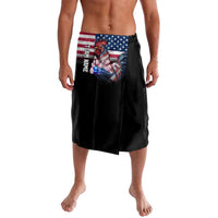 Custom Bowling Rooster Lavalava with Striking Pins and American Flag Feather Pattern - Wonder Print Shop