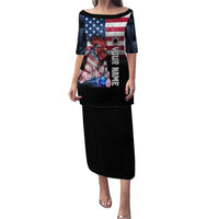 Custom Bowling Rooster Puletasi with Striking Pins and American Flag Feather Pattern - Wonder Print Shop