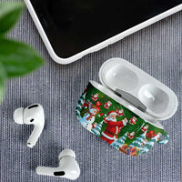 Funny Christmas Golf Shirt Mens Golf AirPods Case Santa Golfer Christmas - Wonder Print Shop
