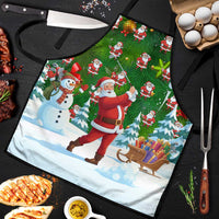 Funny Christmas Golf Shirt Mens Golf Apron Santa Golfer Christmas - Wonder Print Shop