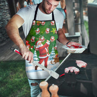 Funny Christmas Golf Shirt Mens Golf Apron Santa Golfer Christmas - Wonder Print Shop