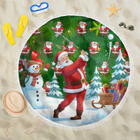 Funny Christmas Golf Shirt Mens Golf Beach Blanket Santa Golfer Christmas - Wonder Print Shop