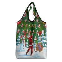 Funny Christmas Golf Shirt Mens Golf Grocery Bag Santa Golfer Christmas - Wonder Print Shop