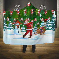 Funny Christmas Golf Shirt Mens Golf Hooded Blanket Santa Golfer Christmas - Wonder Print Shop