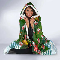 Funny Christmas Golf Shirt Mens Golf Hooded Blanket Santa Golfer Christmas - Wonder Print Shop