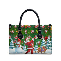 Funny Christmas Golf Shirt Mens Golf Leather Bag Santa Golfer Christmas - Wonder Print Shop