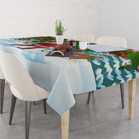 Funny Christmas Golf Shirt Mens Golf Tablecloth Santa Golfer Christmas - Wonder Print Shop