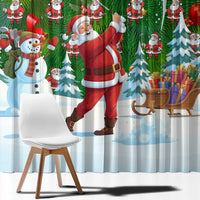 Funny Christmas Golf Shirt Mens Golf Window Curtain Santa Golfer Christmas - Wonder Print Shop