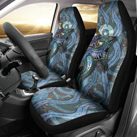 Kangaroo Aboriginal Pattern Dot Art Car Seat Cover - Wonder Print Shop