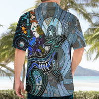 Kangaroo Aboriginal Pattern Dot Art Hawaiian Shirt - Wonder Print Shop