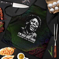 Fannie Lou Hamer Apron Im Sick and Tired Quote Design Bold Portrait and Civil Rights Movement Tribute - Wonder Print Shop