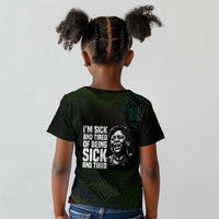 Fannie Lou Hamer Kid T shirt Im Sick and Tired Quote Design Bold Portrait and Civil Rights Movement Tribute - Wonder Print Shop