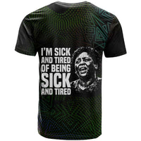 Fannie Lou Hamer T shirt Im Sick and Tired Quote Design Bold Portrait and Civil Rights Movement Tribute - Wonder Print Shop