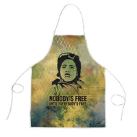 Fannie Lou Hamer Apron Unbossable Quote Design Protest Silhouettes and Voting Rights Tribute - Wonder Print Shop