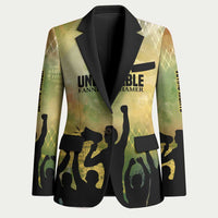 Fannie Lou Hamer Blazer Unbossable Quote Design Protest Silhouettes and Voting Rights Tribute - Wonder Print Shop