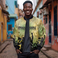 Fannie Lou Hamer Bomber Jacket Unbossable Quote Design Protest Silhouettes and Voting Rights Tribute - Wonder Print Shop