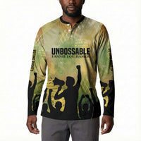 Fannie Lou Hamer Button Sweatshirt Unbossable Quote Design Protest Silhouettes and Voting Rights Tribute