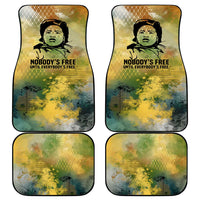 Fannie Lou Hamer Car Mats Unbossable Quote Design Protest Silhouettes and Voting Rights Tribute - Wonder Print Shop