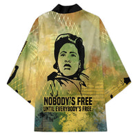 Fannie Lou Hamer Kimono Unbossable Quote Design Protest Silhouettes and Voting Rights Tribute - Wonder Print Shop