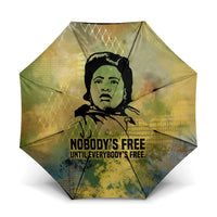 Fannie Lou Hamer Umbrella Unbossable Quote Design Protest Silhouettes and Voting Rights Tribute - Wonder Print Shop