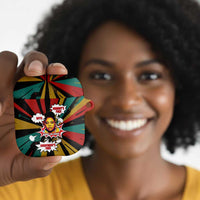 Fannie Lou Hamer AirPods Case with Pop Art Comic Style Design Bold Quote and Civil Rights Tribute - Wonder Print Shop