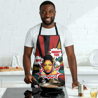 Fannie Lou Hamer Apron with Pop Art Comic Style Design Bold Quote and Civil Rights Tribute - Wonder Print Shop