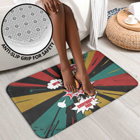 Fannie Lou Hamer Bathroom Set with Pop Art Comic Style Design Bold Quote and Civil Rights Tribute - Wonder Print Shop