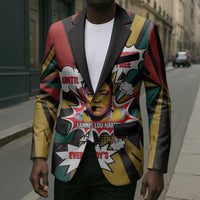 Fannie Lou Hamer Blazer with Pop Art Comic Style Design Bold Quote and Civil Rights Tribute - Wonder Print Shop