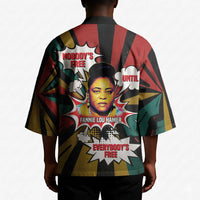 Fannie Lou Hamer Kimono with Pop Art Comic Style Design Bold Quote and Civil Rights Tribute - Wonder Print Shop